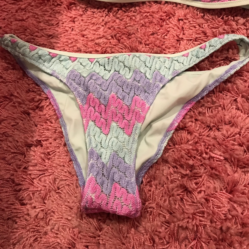 Victoria's Secret large multi color bathing suit