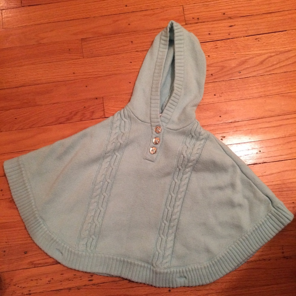 Gymboree sweater poncho with hood