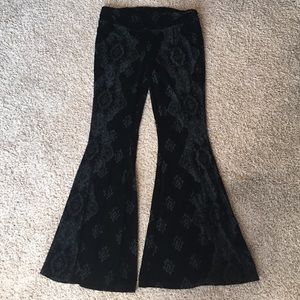 Free People velvet 70's bell bottoms