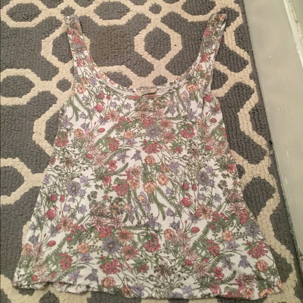 Floral tank top