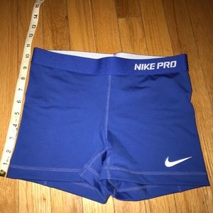 Nike Pro Dry Fit Shorts (3" inseam) size M