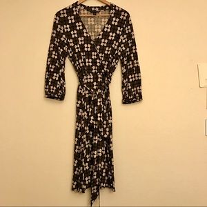 Banana Republic Faux Wrap Dress size L