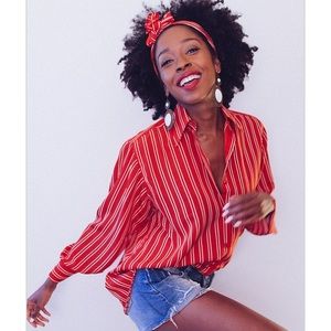 Candy Striper Playful Combination (shirt+scarf)