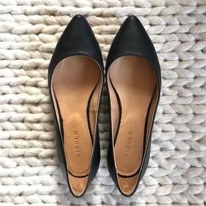 Nisolo Ava Ballerina Flat Black