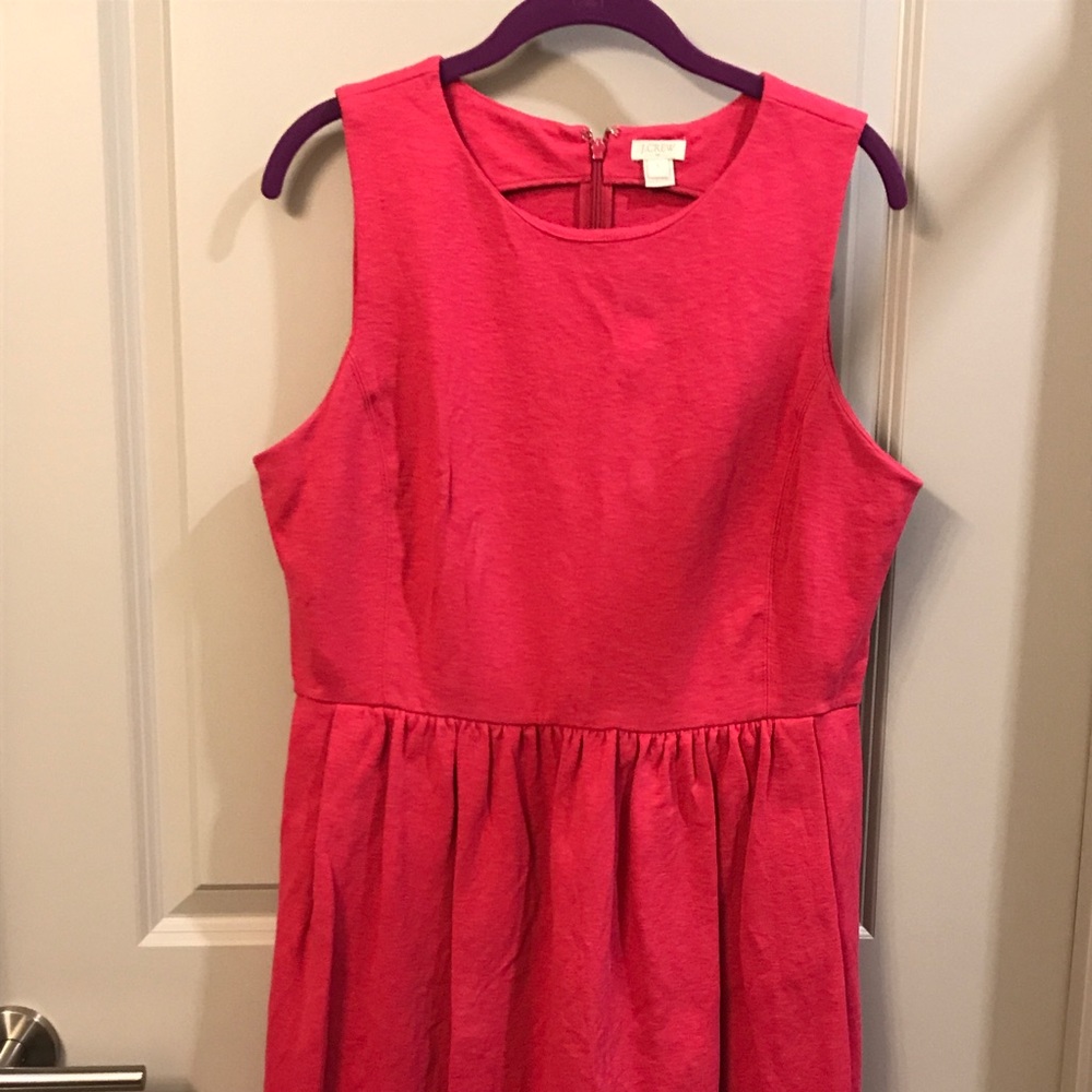 Pink J. Crew Daybreak Dress
