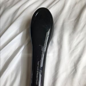 Fast hair brush straightener