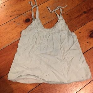 Chambray Tencel tie top Chambray Tencel tie top
