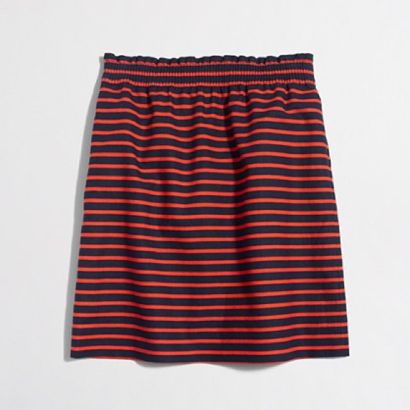 Linen-cotton sidewalk mini skirt - Picture 2 of 4