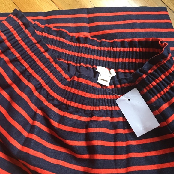 Linen-cotton sidewalk mini skirt - Picture 3 of 4