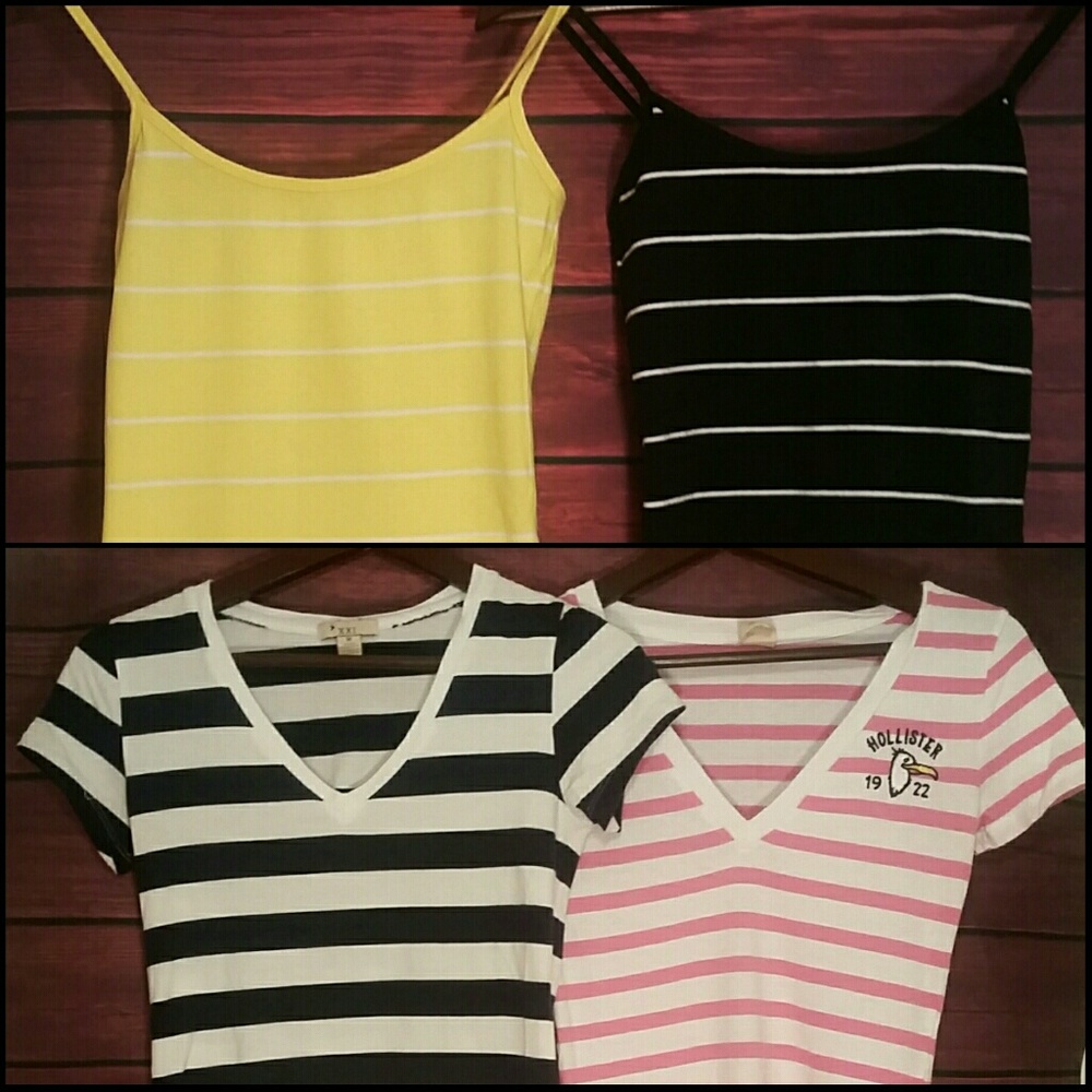 Bundle of Stripes!! Hollister and Forever 21!