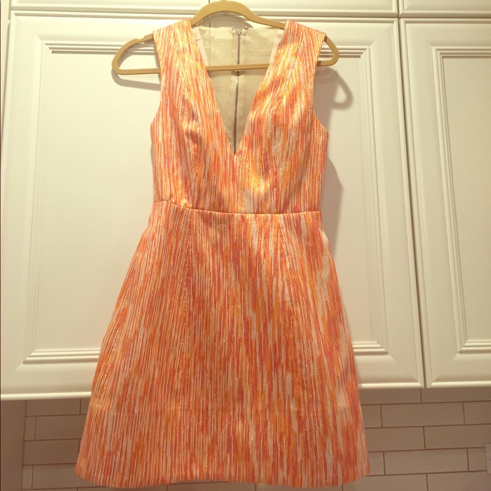 Alice and Olivia Deep V cocktail dress