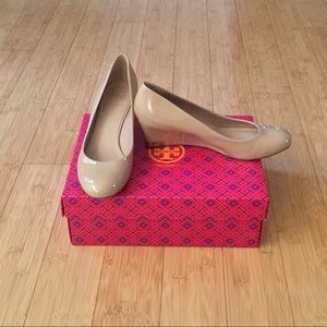 Tory Burch Mid Heel Wedge Pumps
