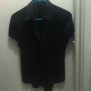 Theory button down in navy size small