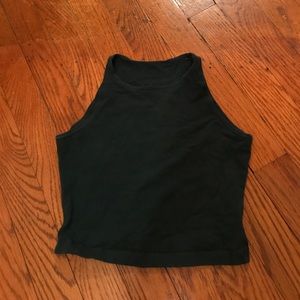Green Crop Top
