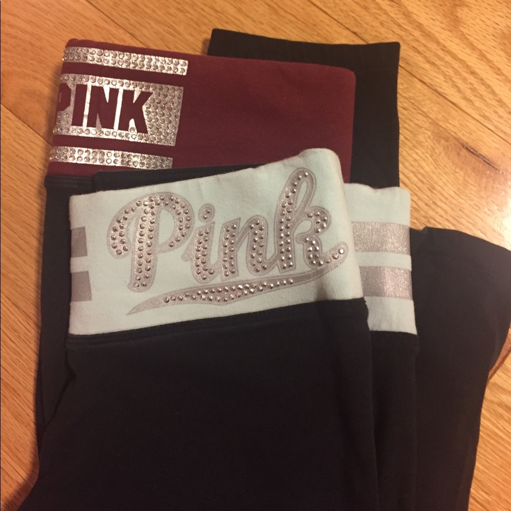 PINK Victoria's Secret cropped cotton leggings