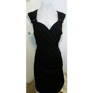 Unique Little Black by Michael Kors. Leather Trim