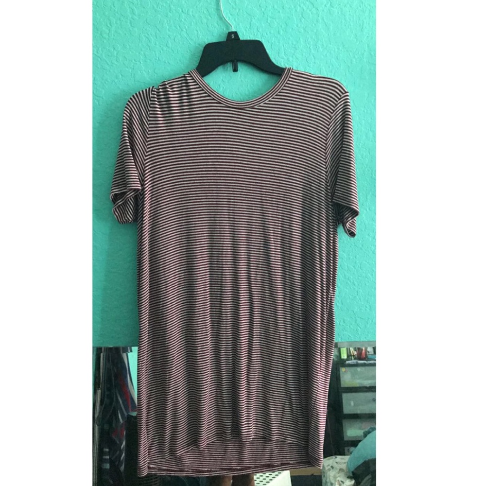 Stripe Tshirt dress