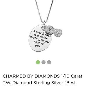 Sterling Best friend Necklace