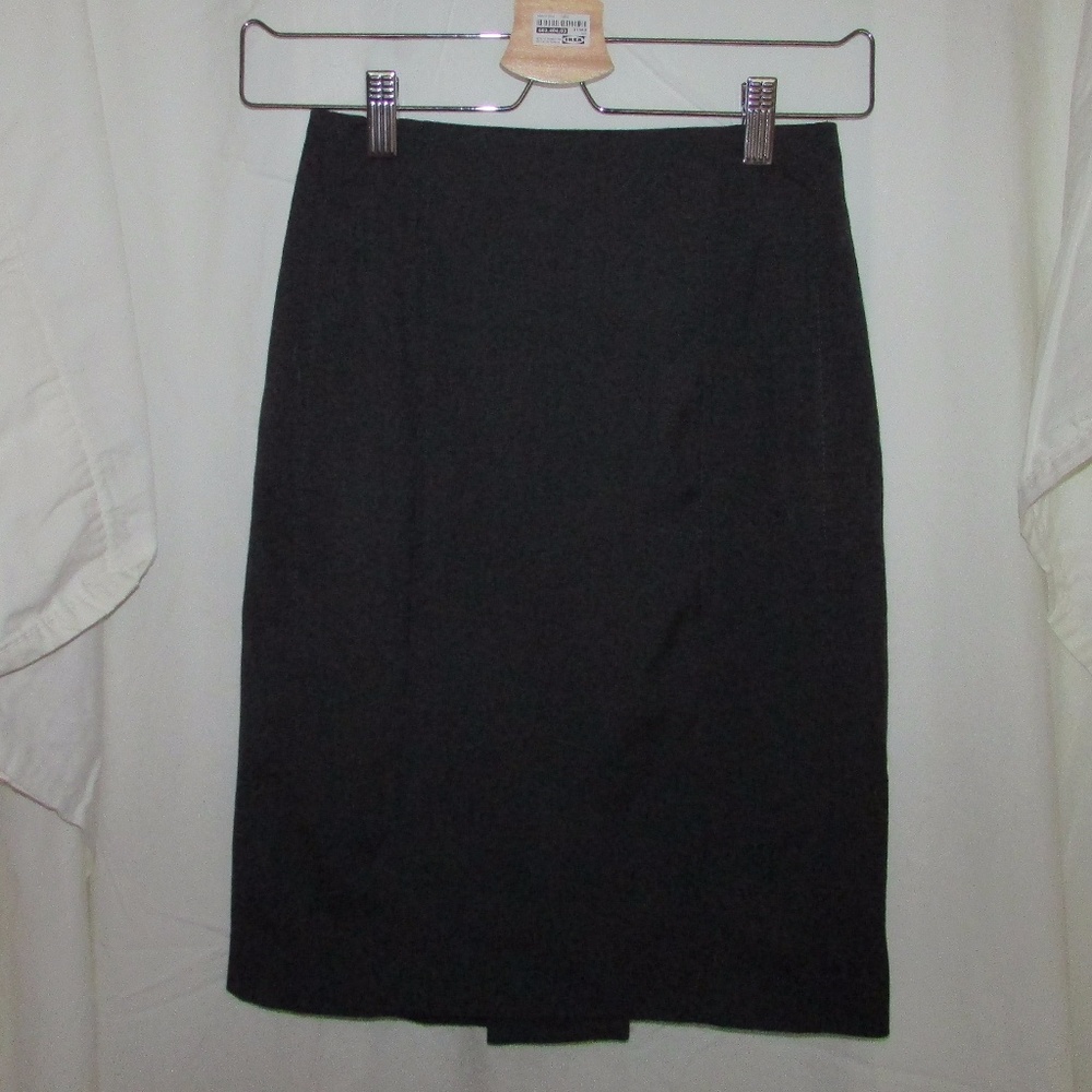 Express Dark Gray Pencil Skirt