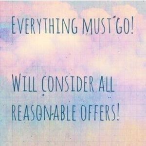 Everything majorly discounted!!!
