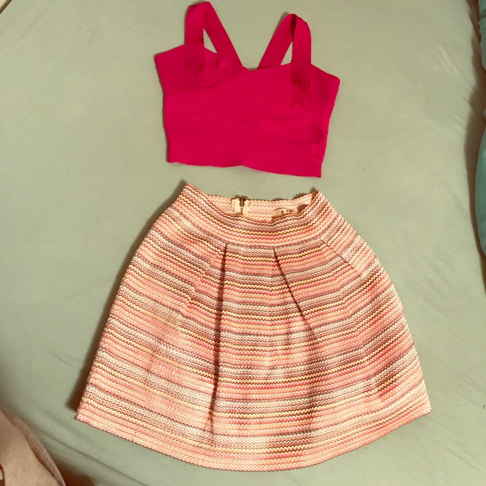 Women's pink crop top (purchased in Amsterdam)