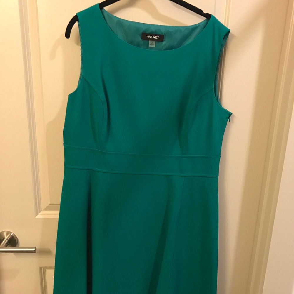 Green Nine West Dress with lining