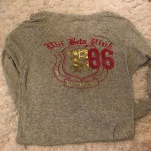 Victorias Secret Pink long sleeve ribbed shirt