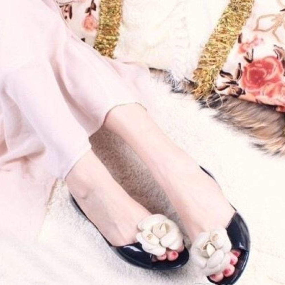 Mel by Melissa Camellia d'Orsay Flat