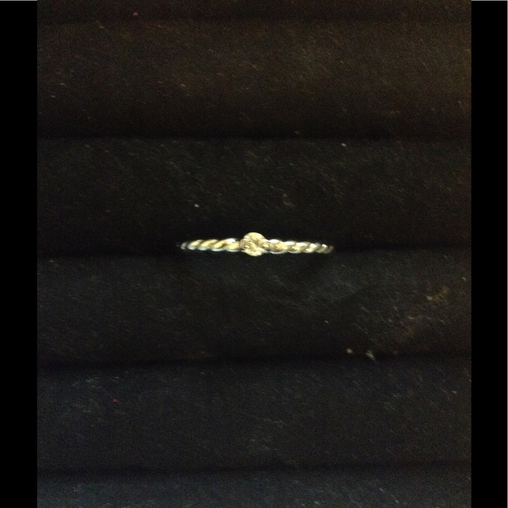 Silver Diamond Ring