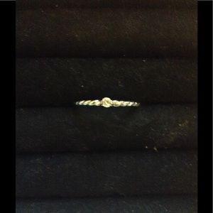 Silver Diamond Ring