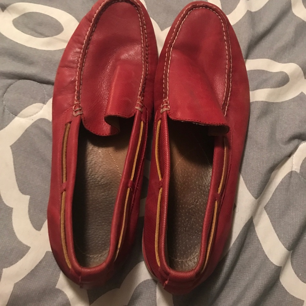 Red Ralph Lauren loafers