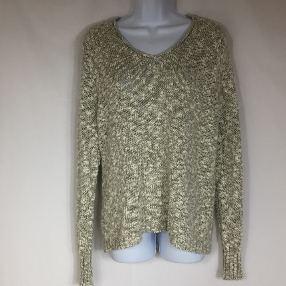 Chaps Marled V Neck Sweater Size L NWOT