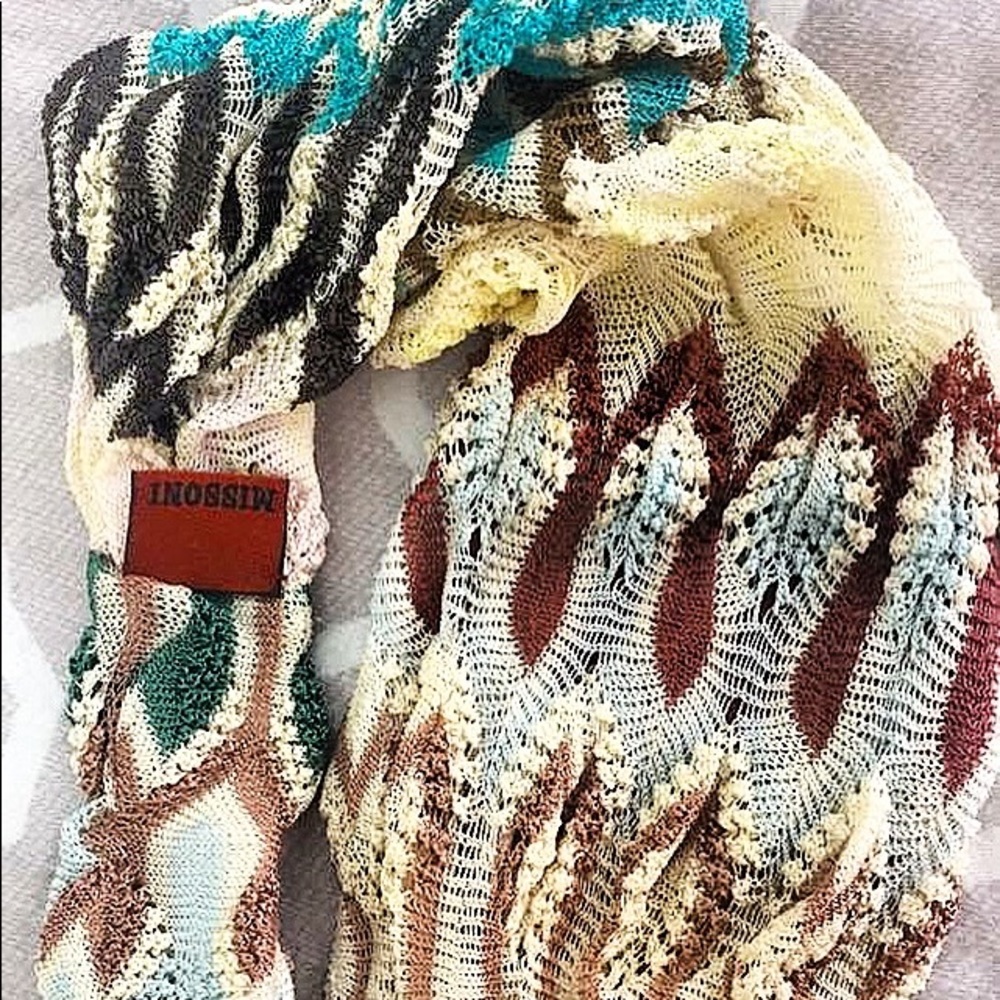 MISSONI Crochet-knit headband