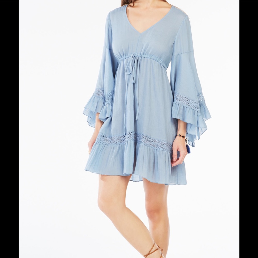 Jackleen Ruffled Peasant Dress