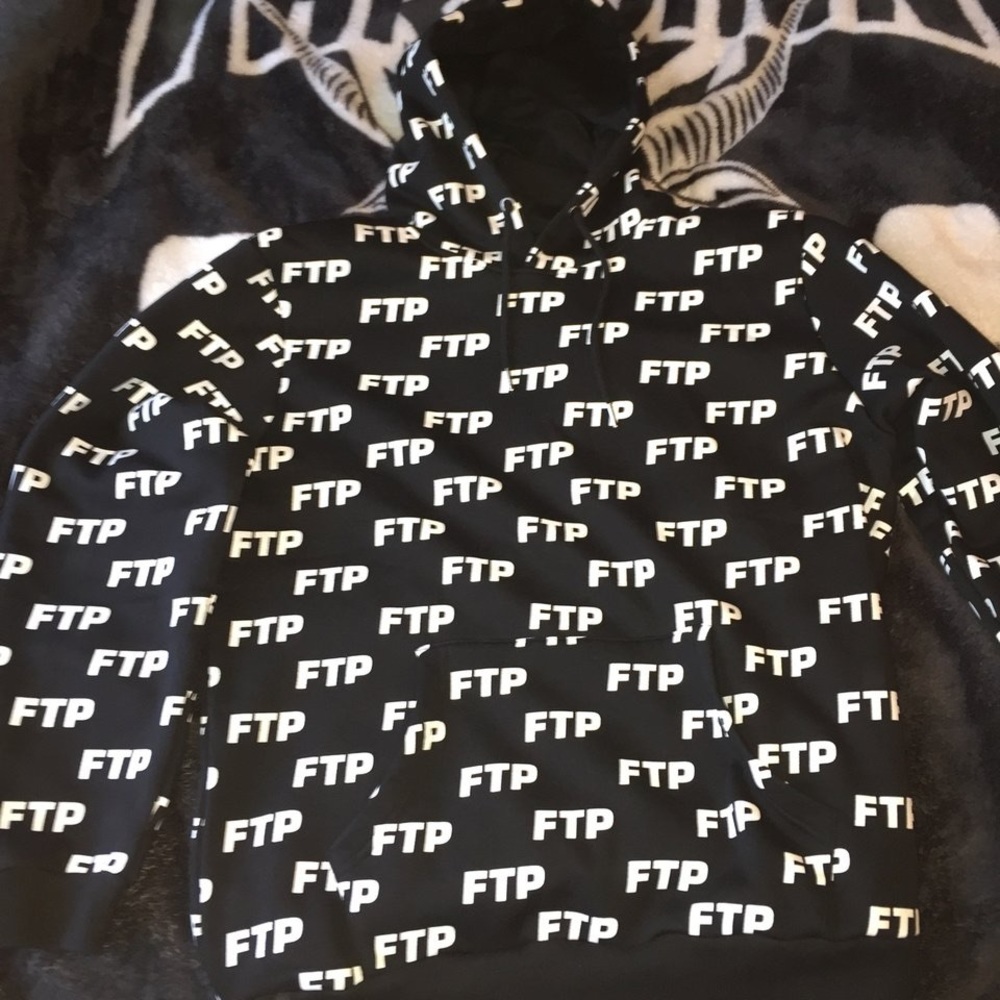 FTP "ALL OVER" Hoodie Black