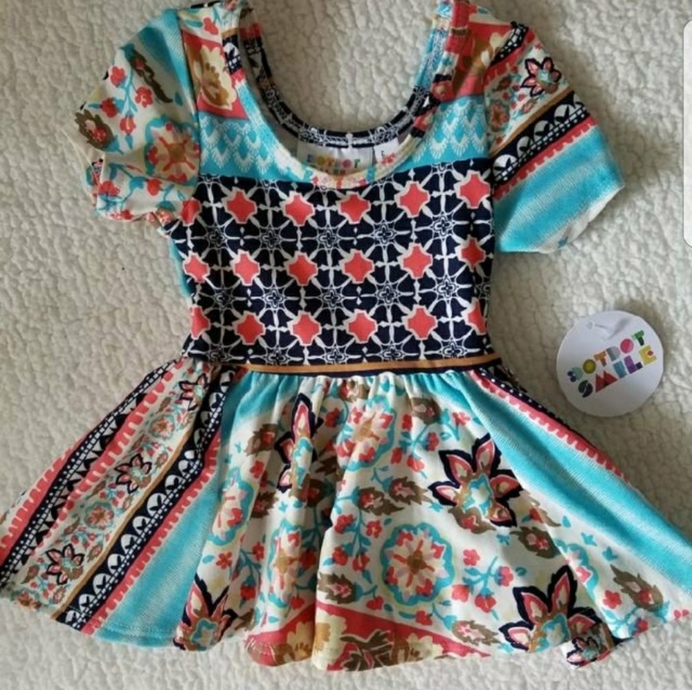 Dot Dot Smile Dress 6/12 months