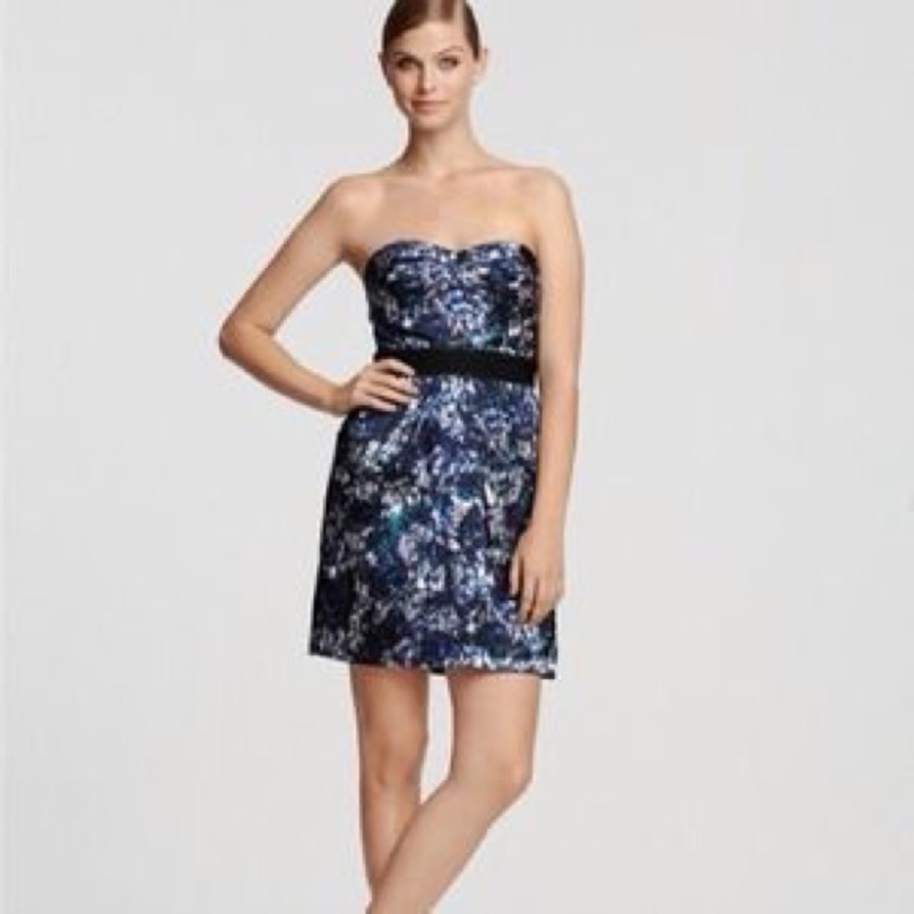 Flattering Max and Cleo strapless dress!