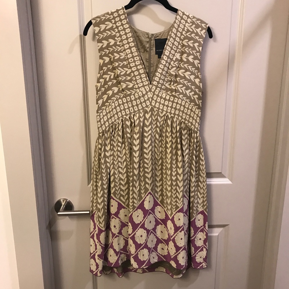 Silk Anthropologie Dress