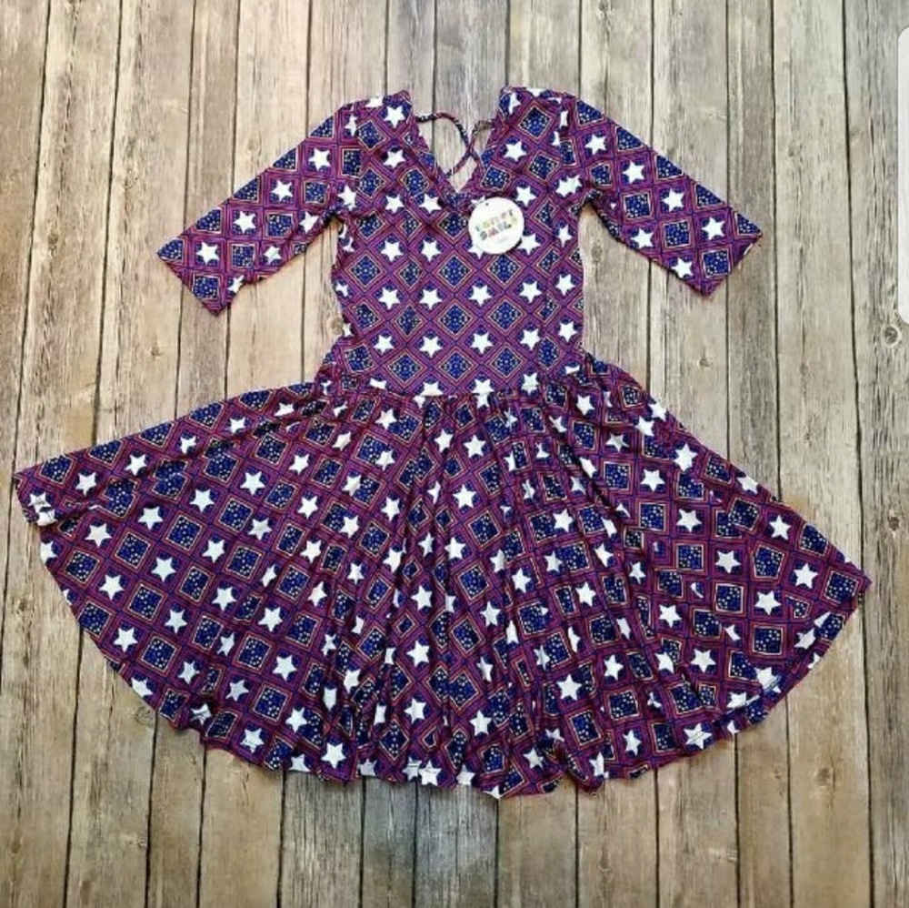 Dot Dot Smile Twirl Dress Size 5/6