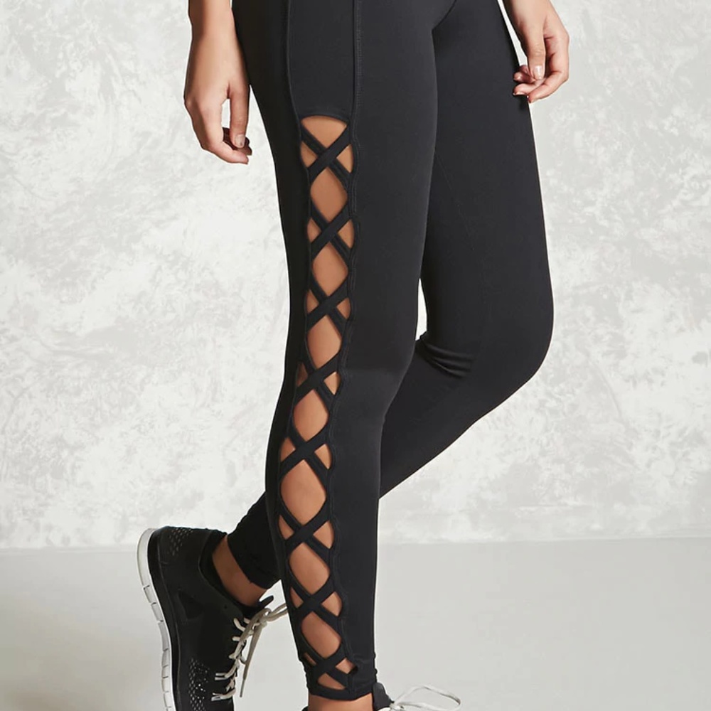Forever 21 Active Crisscross Leggings