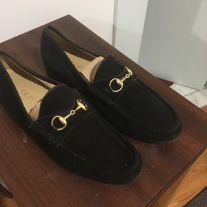 Suede Gucci Horsebit Loafer
