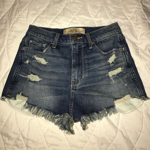 NEW Hollister High Waisted Shorts Size-0 W-24