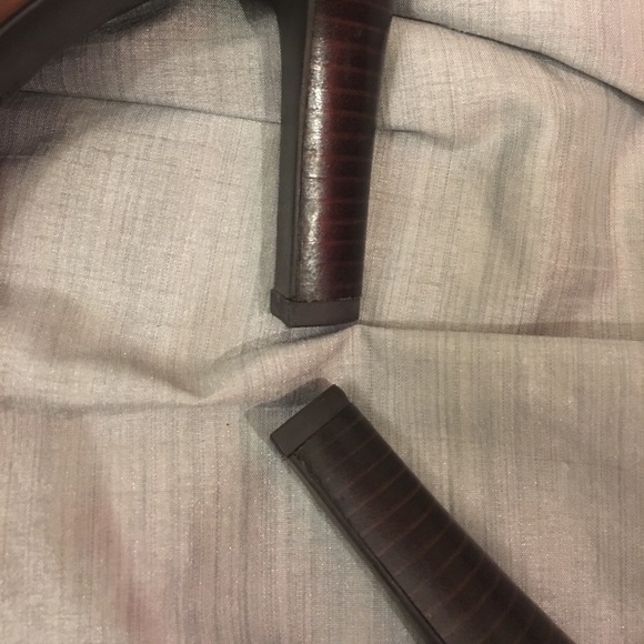 Brown leather Franco Sarto sling backs - Picture 3 of 8