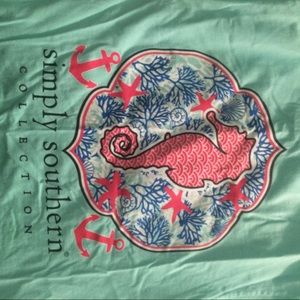 Turquoise Simply Southern T-Shirt
