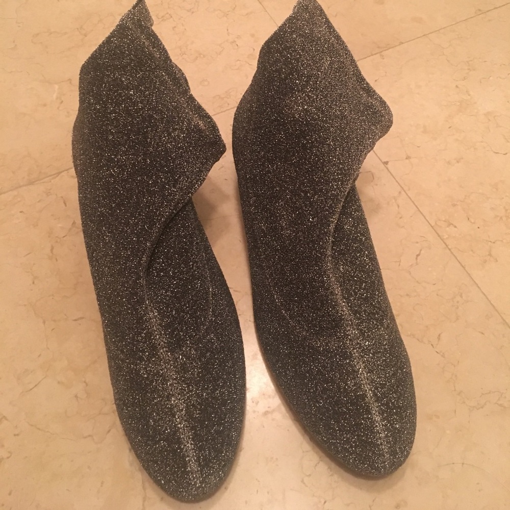 Zara glitter socks boots