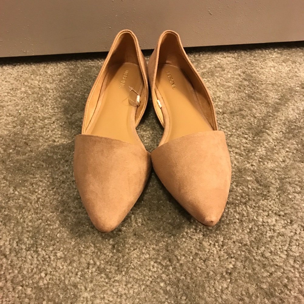 Merona Suede D'orsay Flats