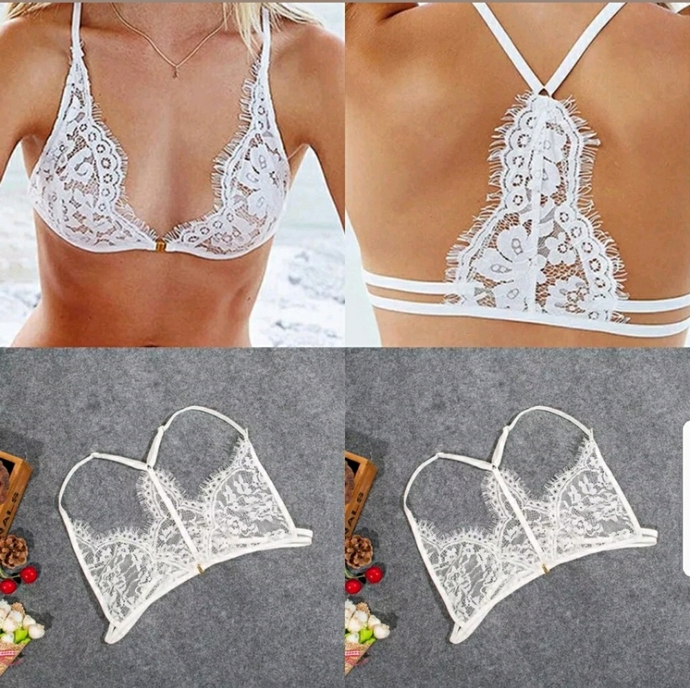 Double Band Lace Bralette