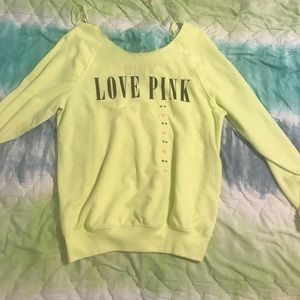 Vs pink sweat shirt