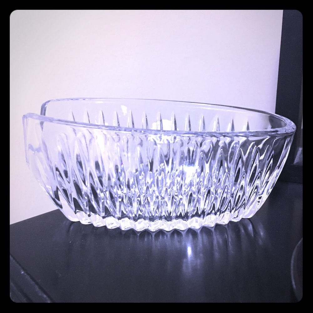 NWT Princess House Crystal Highlights Spoon Rest💖