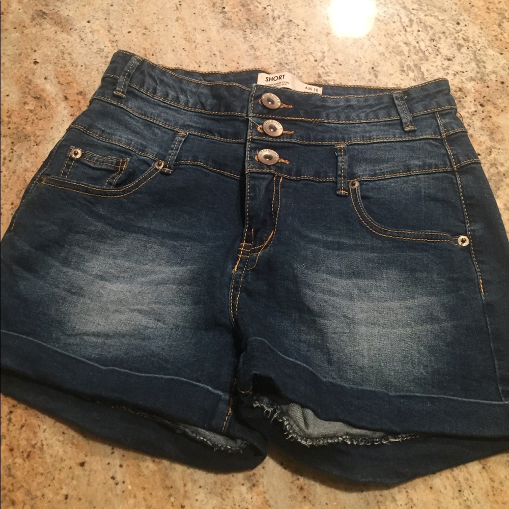 High waisted shorts